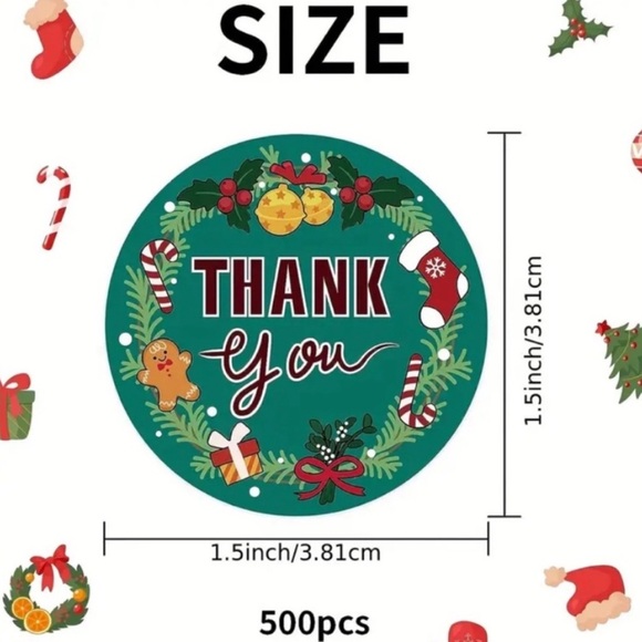 20 10x13 Poly Mailers & 500 Thank You Stickers - Picture 2 of 8